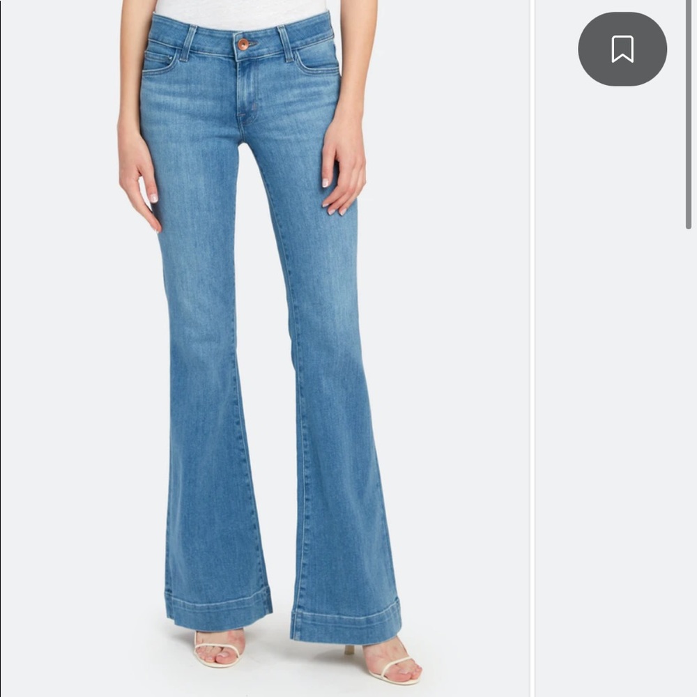 Anthropologie Lovestory Low Rise Flare Jeans